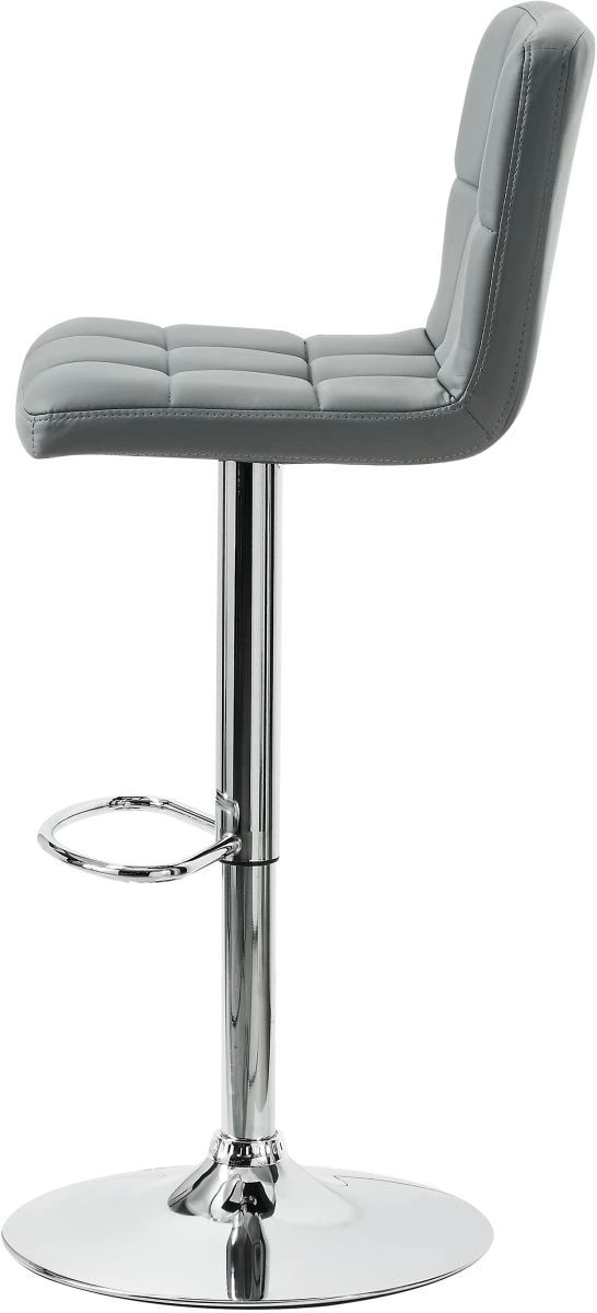 Powell® Brandt Gray Adjustable Bar Stool-4