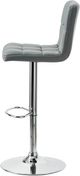 Powell® Brandt Gray Adjustable Bar Stool-4