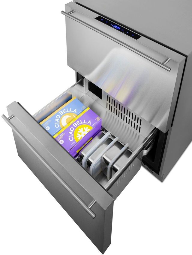 Summit® 3.32 Cu. Ft. Stainless Steel Under The Counter Refrigerator -2
