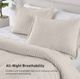 BEDGEAR® Performance® 3-Piece Racetrack/Cream Moisture-Wicking Queen Duvet and Sham Set-4