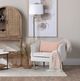 Crestview Collection Sutton Champagne/Gold Accent Chair-1