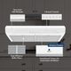 Broan Alta 3 Series 30" White Under Cabinet Range Hood-1