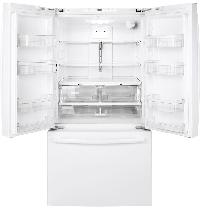 GE® 36 in. 27.0 Cu. Ft. White French Door Refrigerator-1
