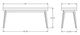 Amisco Customizable Benson Short Dining Bench-3
