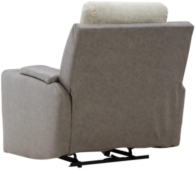 Signature Design by Ashley® Stately Check Sisal Power Recliner with Adjustable Headrest-2