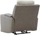 Signature Design by Ashley® Stately Check Sisal Power Recliner with Adjustable Headrest-2