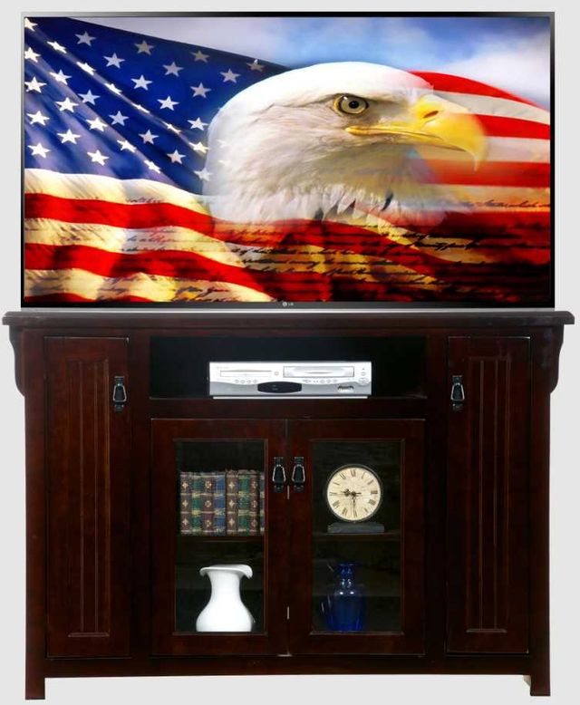 American Heartland Manufacturing Poplar 59" Tall TV Stand-1