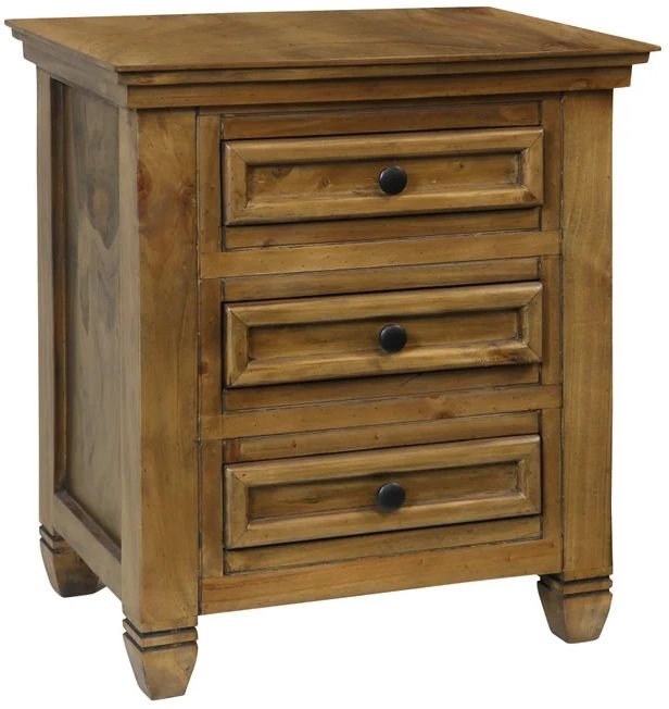 Stylecraft Crucero Oak Lacquer Nightstand-0