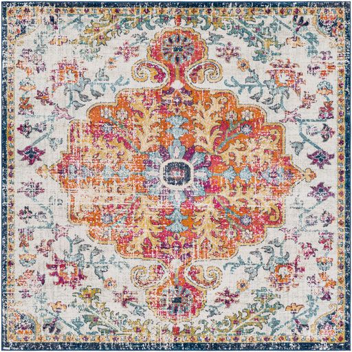 Surya Harput Multi-Color 7' Square Rug-0