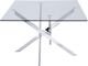 Meridian Furniture Xander Chrome 60" Dining Table-3