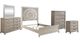Liberty Furniture Belmar 5-Piece Silver Champagne/Washed Taupe Queen Panel Bedroom Set-0