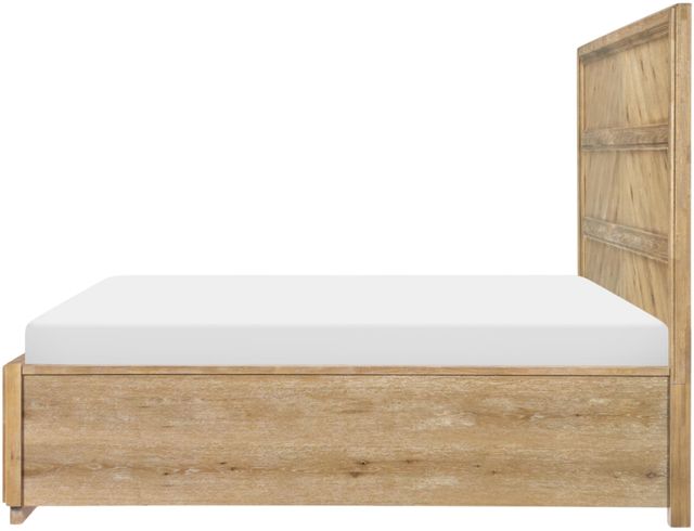 Legacy Classic Torrance Aged Driftwood Queen Panel Storage Bed-3