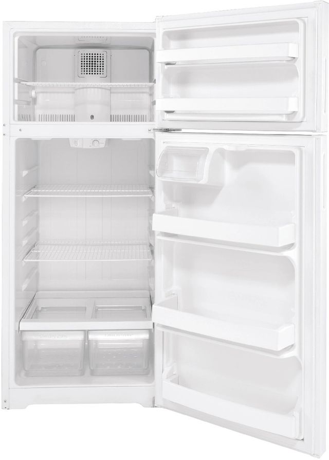 Hotpoint® 28" 17.5 Cu. Ft. White Top Freezer Right Swing Refrigerator-1