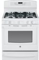 GE Profile™ 30" Free Standing Dual Fuel Range-White-0