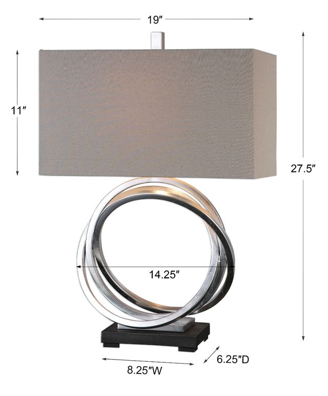 Uttermost® Soroca Metallic Silver Leaf Table Lamp-2