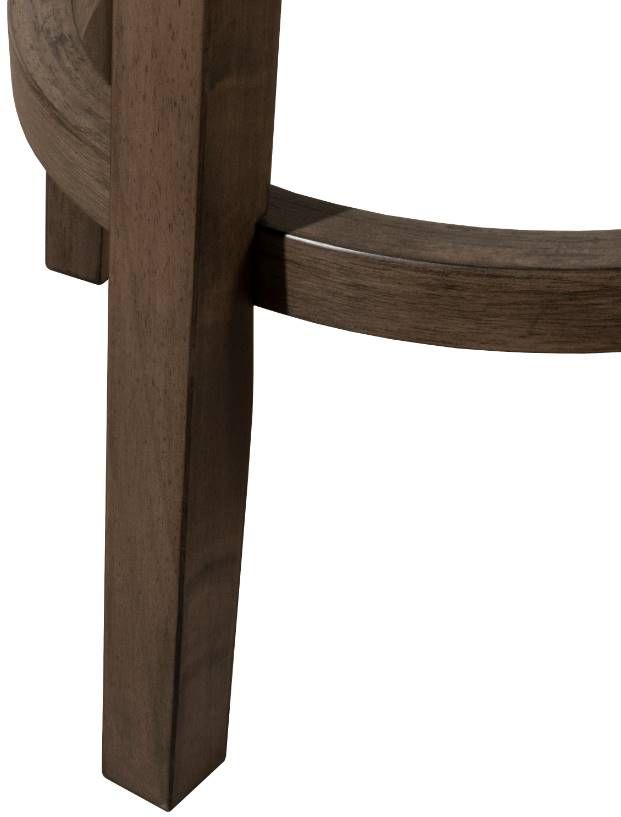 HH2 Home Odette Rustic Gray/Weathered Taupe Swivel Counter Stool-3