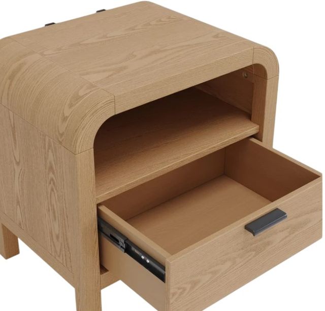 Modus Furniture Drake Timber 1-Drawer Nightstand-4