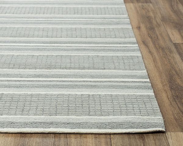 Rizzy Home Katana Gray 5'x8' Rectangular Rug-2