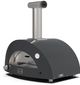 Alfa Moderno 2 Pizze 38" Anthracite Grey Wood Pizza Oven-1