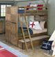 Legacy Kids Teen Summer Camp Tree House Brown Twin/Twin Bunk Bed-0