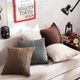 Livia Tricot Gray Decorative Pillow-1