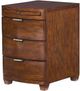Hammary® Bowfront Brown Chairside Table-0