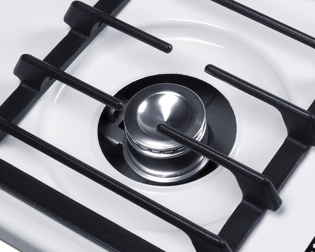 Summit® 30" White Gas Cooktop -3