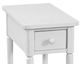 John Thomas Furniture® Destinations Pure White Narrow Side Table-1