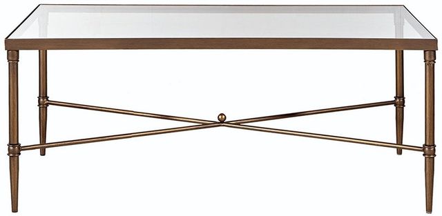 Olliix by Madison Park Signature Bronze Porter Rectangle Coffee Table-1