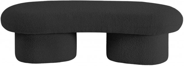 Meridian Furniture Luka Black Bench-1