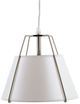 YHD Studio Nickel/White 1-Light Pendant Lighting-0