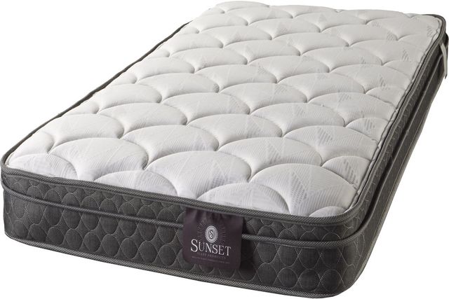 Sunset Sleep Products Chesler Park 7" Innerspring Plush Euro Top Twin Mattress-0