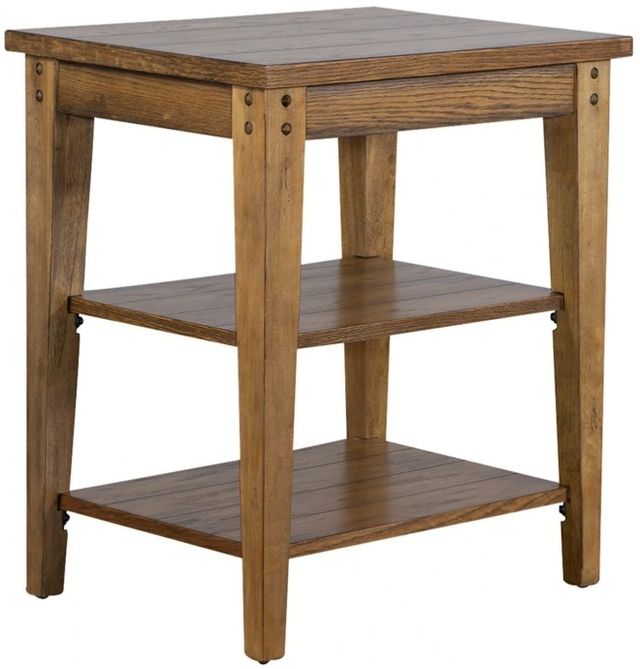 Liberty Furniture Lake House Oak Tiered Table-0