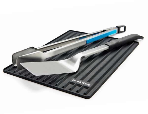 Broil King® Regal™ Black Pellet Side Shelf Mat-2
