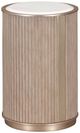 Michael Amini® West Kensington Sea Salt Caramel Chairside Table-0