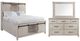 American Wholesale Furniture 3-Piece Antique White Queen Bedroom Set-0