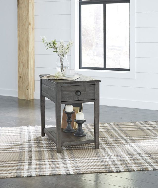 Signature Design by Ashley® Borlofield Weathered Gray End Table-3