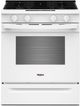 Whirlpool® 30'' White Smart Slide-In Gas Range with No Preheat Mode and Slow Cook-0