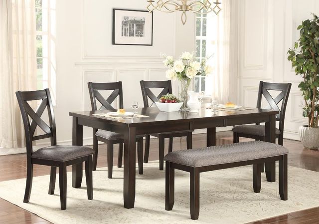 Urban Styles Furniture Monterey Cappuccino/Gray Dining Bench-1