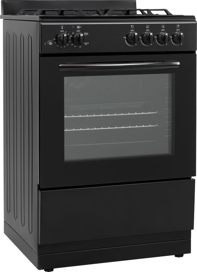 Element® 24" Black Freestanding Gas Range-2