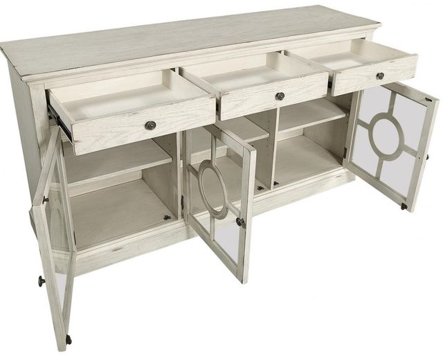 Aspenhome® Radius White 66" Media Console-0