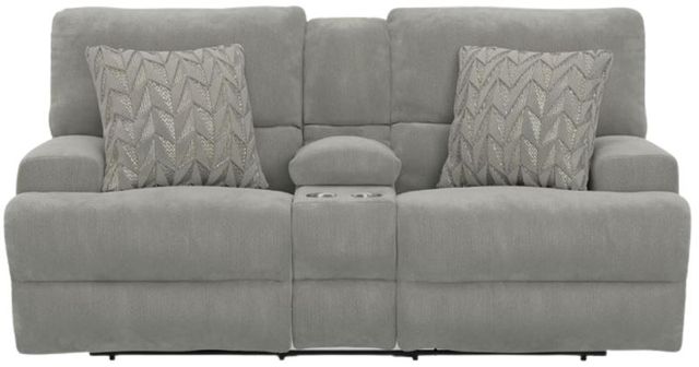 Catnapper® Renaldo Stone Power Lay Flat Console Loveseat-1