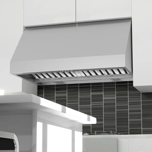 ZLINE 30" Stainless Steel Under Convertible Vent Cabinet Range Hood -1