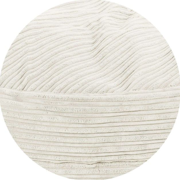 CordaRoy's® Nest Ecru Terry Corduroy Full Bean Bag Cover with Pillow-0