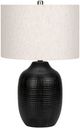 Monarch Specialties Inc. 26"H Black Ceramic Table Lamp-0