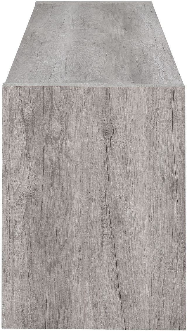 Coaster® Burke Grey Driftwood 2-Door TV Console-3