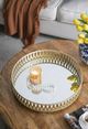 A & B Home Urban Vogue Gold Round Tray-4