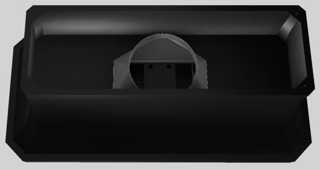 Vent-A-Hood® Designer Series 66" Black Island Range Hood-3
