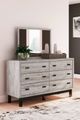 Signature Design by Ashley® Vessalli Gray Bedroom Mirror-3