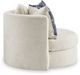 Ashley® Padova Ivory Swivel Accent Chair-2